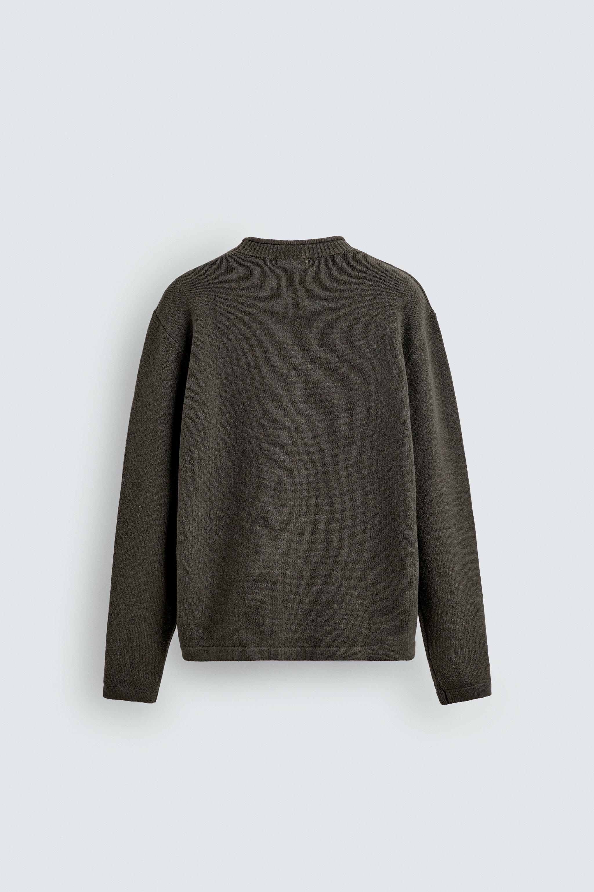 TEXTURED KNIT SWEATER